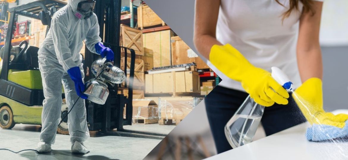 Diferencias entre limpieza industrial y limpieza comercial
